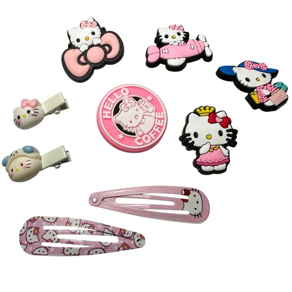 🎄 Advent Calendar 24 Days Hello Kitty Pink 38pc Christmas - Picture 7 of 12